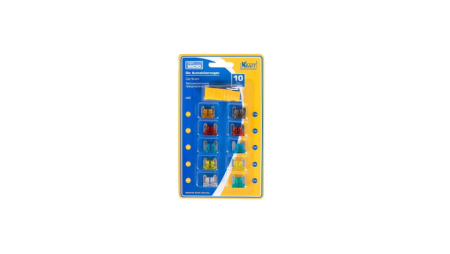 Предохранитель 5-30A флажковый MICRO комплект с пинцетом 10шт. KRAFT